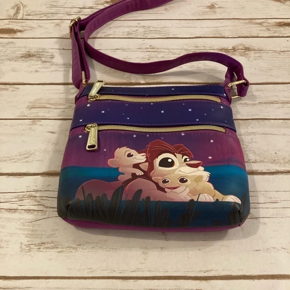 LOUNGEFLY DISNEY LION KING NIGHTTIME CROSSBODY BAG